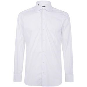 BARBA NAPOLI Men's Formal Dress Shirt Men WHITE Shirts